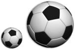 soccer round soft top mouse pad example